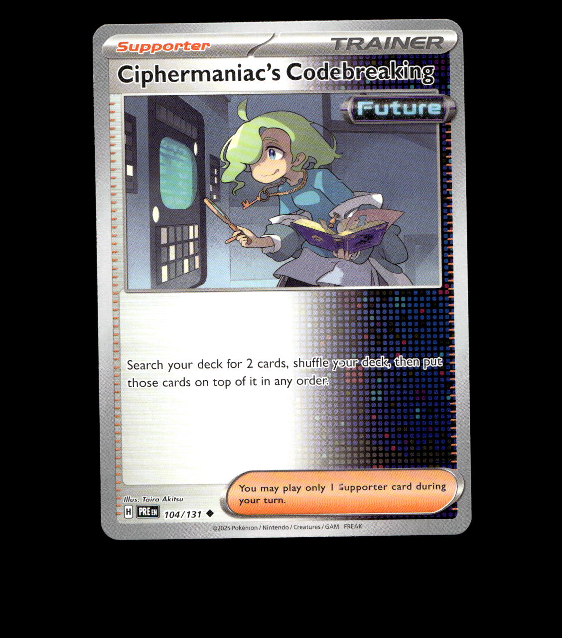 Ciphermaniac’s Codebreaking - 104/131 - Prismatic Evolutions - Near Mint