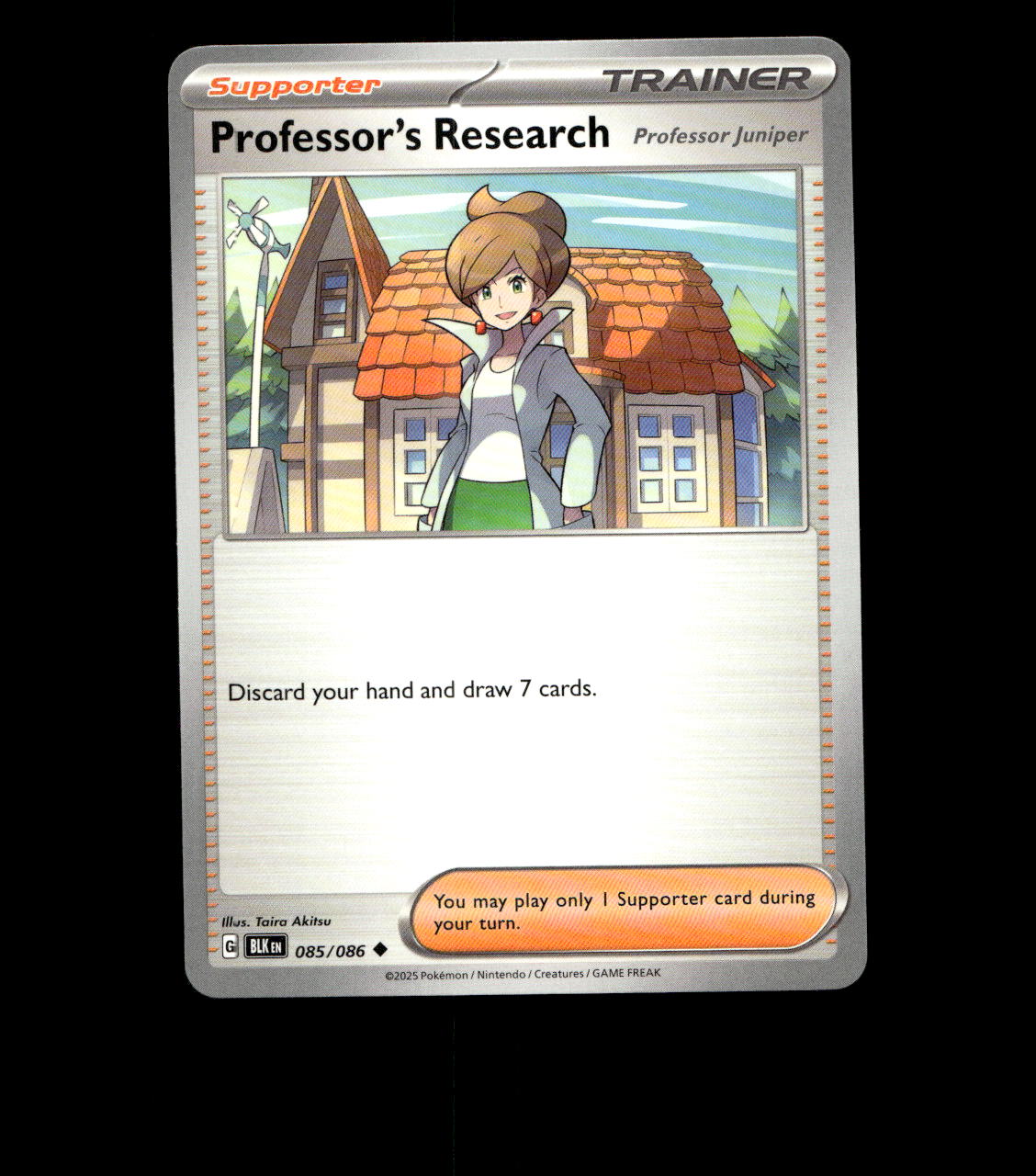 Professor's Research Professor Juniper - 085/086 - Black Bolt - Near Mint