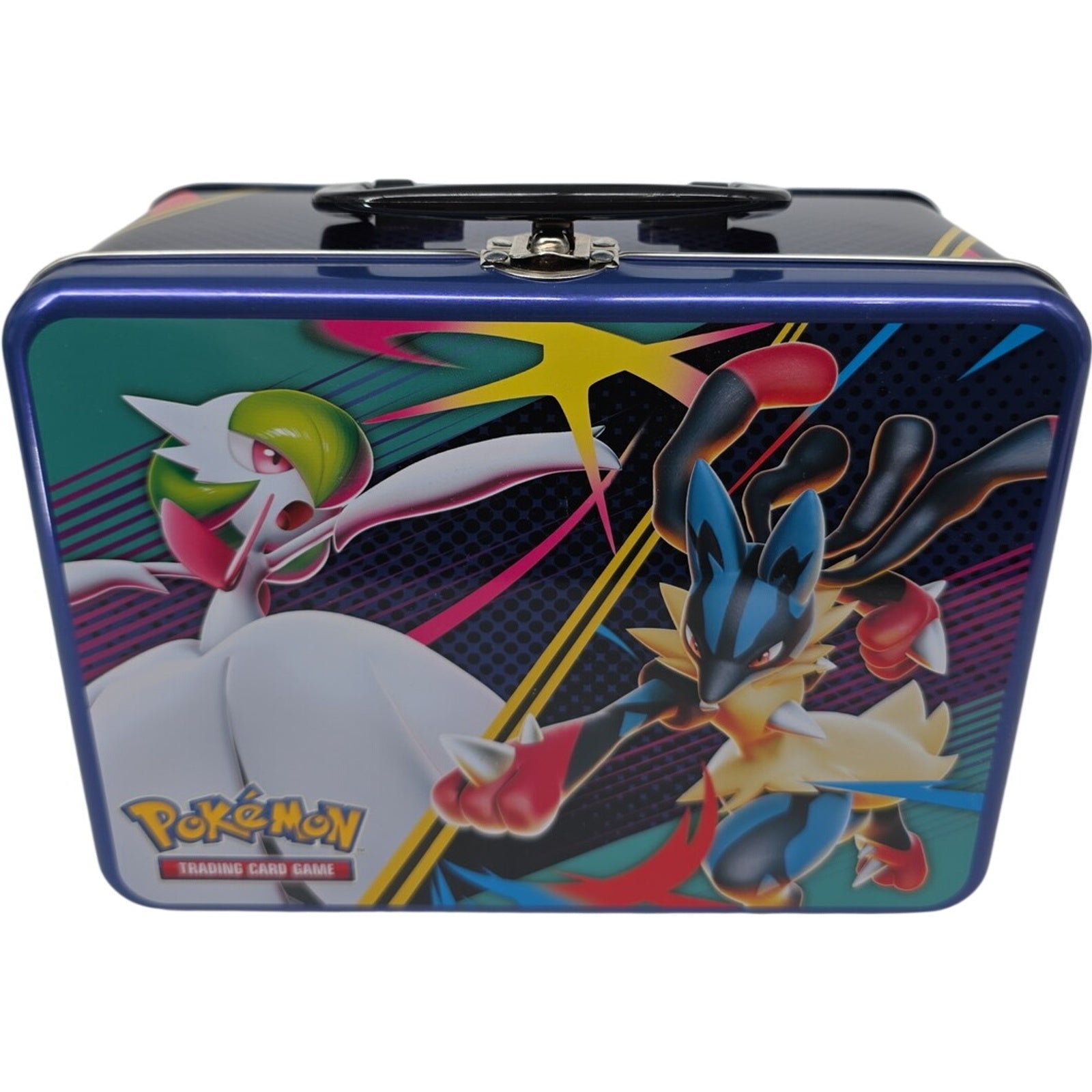 Pokemon TCG 2025 Fall Collector Chest Tin Lunchbox Lucario Gardevoir EMPTY