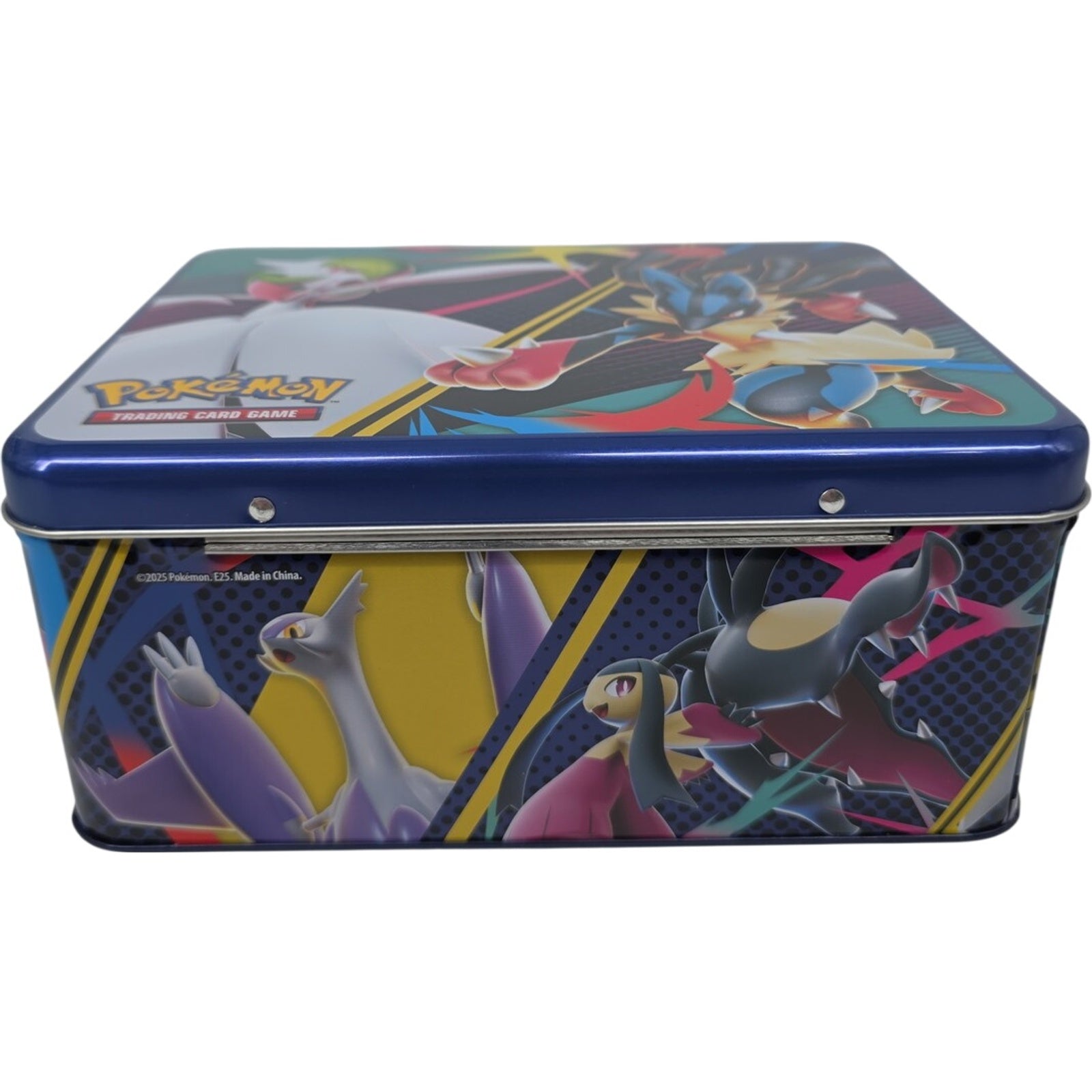 Pokemon TCG 2025 Fall Collector Chest Tin Lunchbox Lucario Gardevoir EMPTY