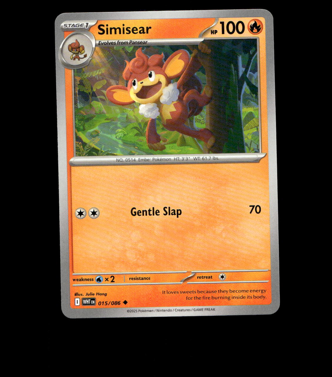 Simisear - 015/086 - White Flare - Near Mint