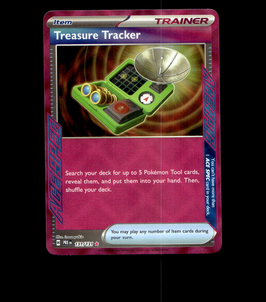 Treasure Tracker - 131/131 - Prismatic Evolutions - Holo Near Mint