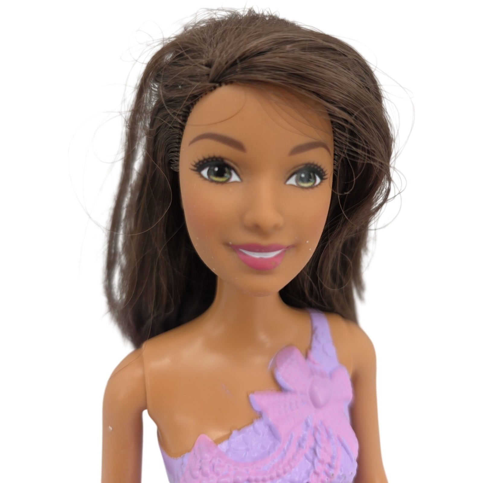 Mattel Barbie Princess You Can Be Anything Purple Dress Skirt Heels Outfit 2015