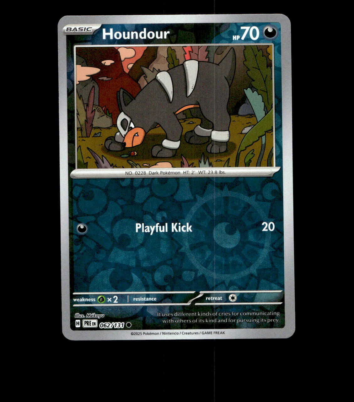 Houndour - 062/131 - Prismatic Evolutions - Near Mint Reverse Holofoil