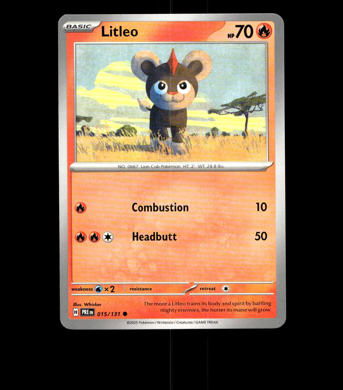 Litleo - 015/131 - Prismatic Evolutions - Near Mint