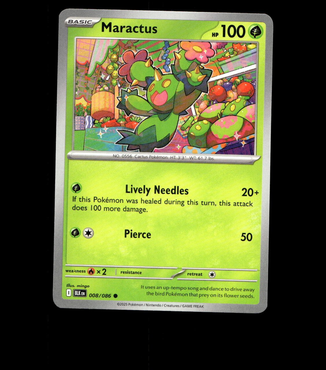 Maractus - 008/086 - Black Bolt - Near Mint Non Holo