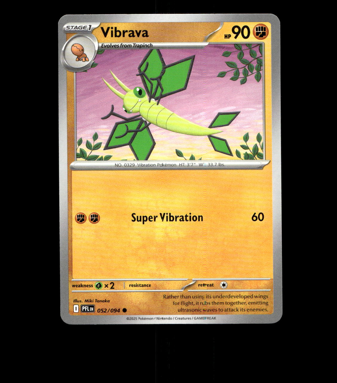 Vibrava – 052/094 – Phantasmal Flames – Near Mint