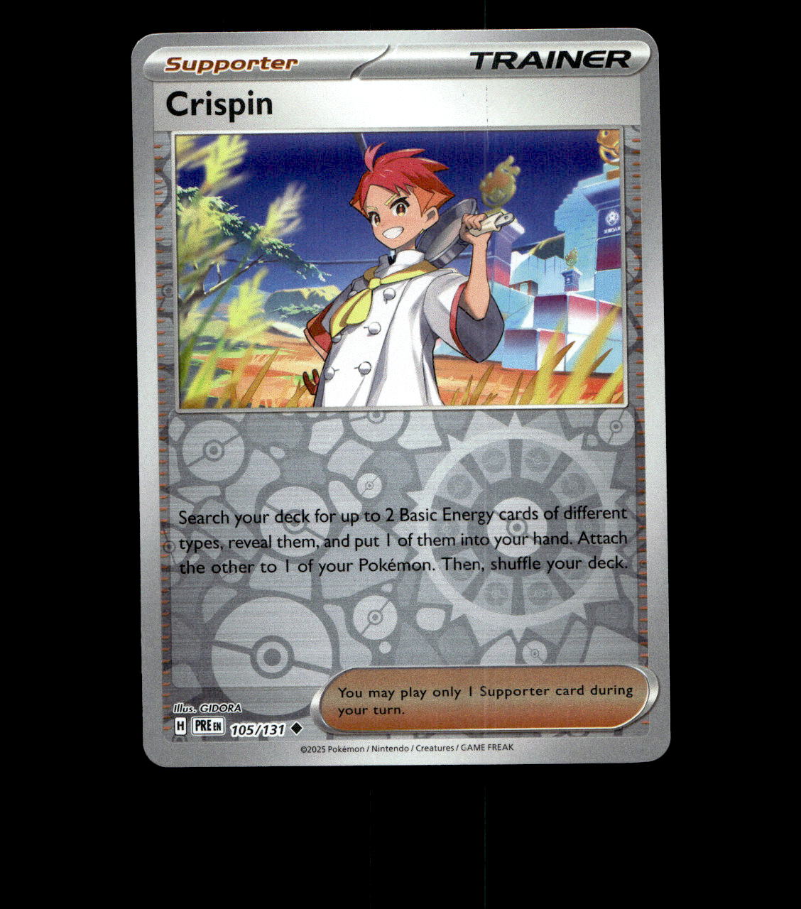 Crispin - 105/131 - Prismatic Evolutions - Near Mint Reverse Holofoil