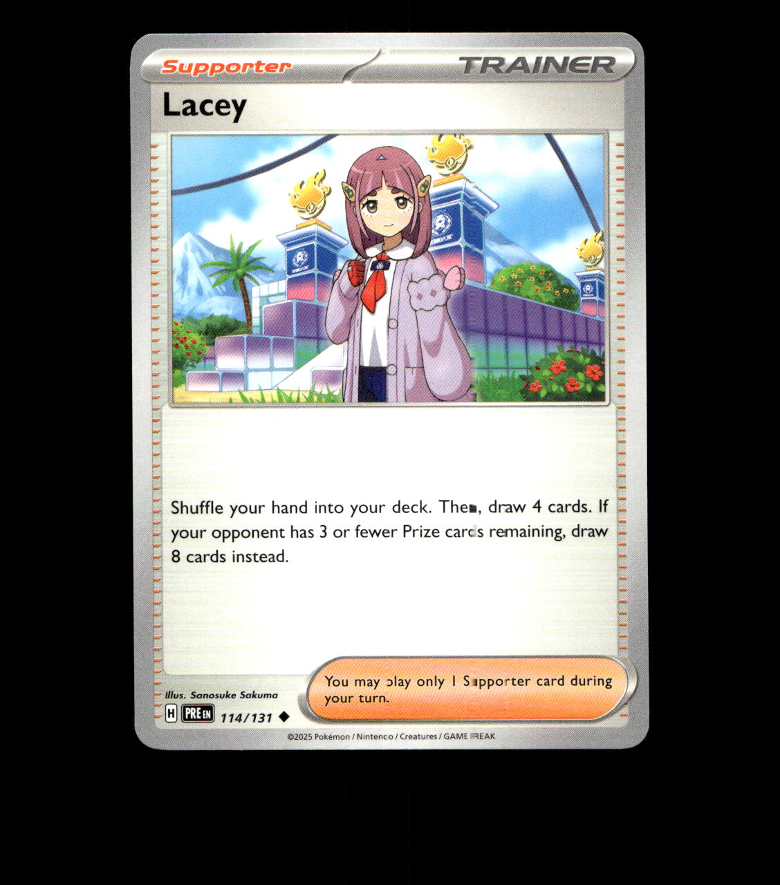 Lacey – 114/131 – Prismatic Evolutions – Near Mint