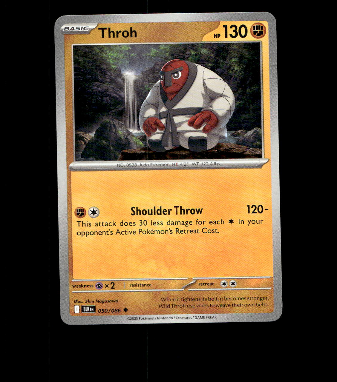 Throh - 050/086 - Black Bolt - Near Mint Non Holo