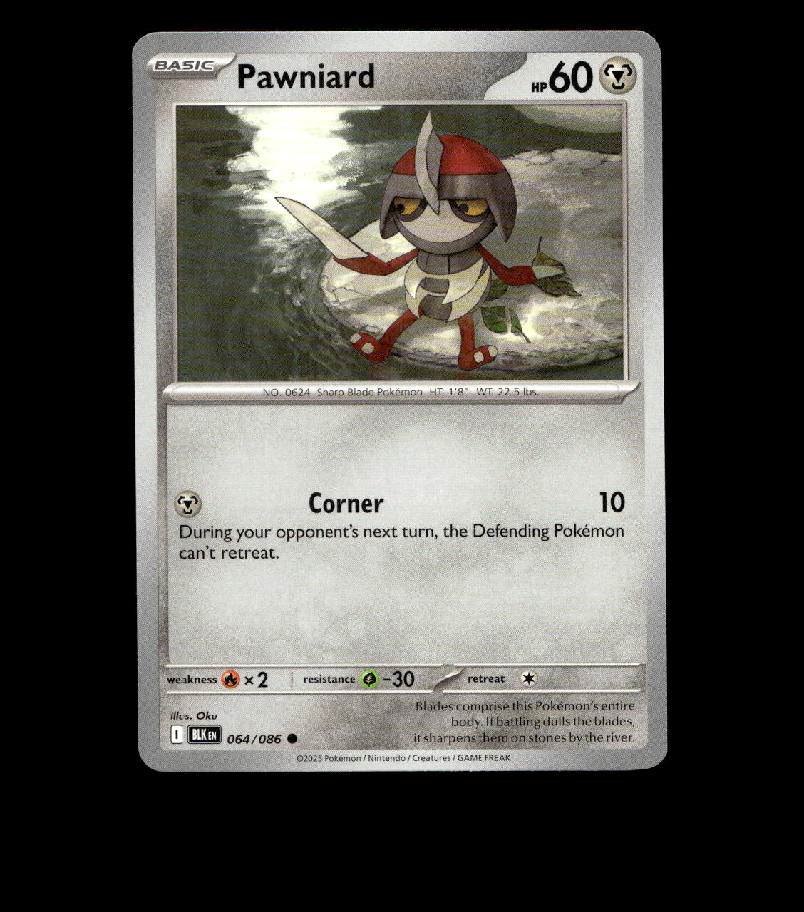 Pawniard - 064/086 - Black Bolt - Near Mint Non Holo