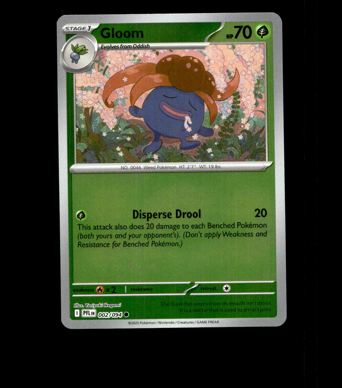 Gloom – 002/094 – Phantasmal Flames – Reverse Holo Near Mint