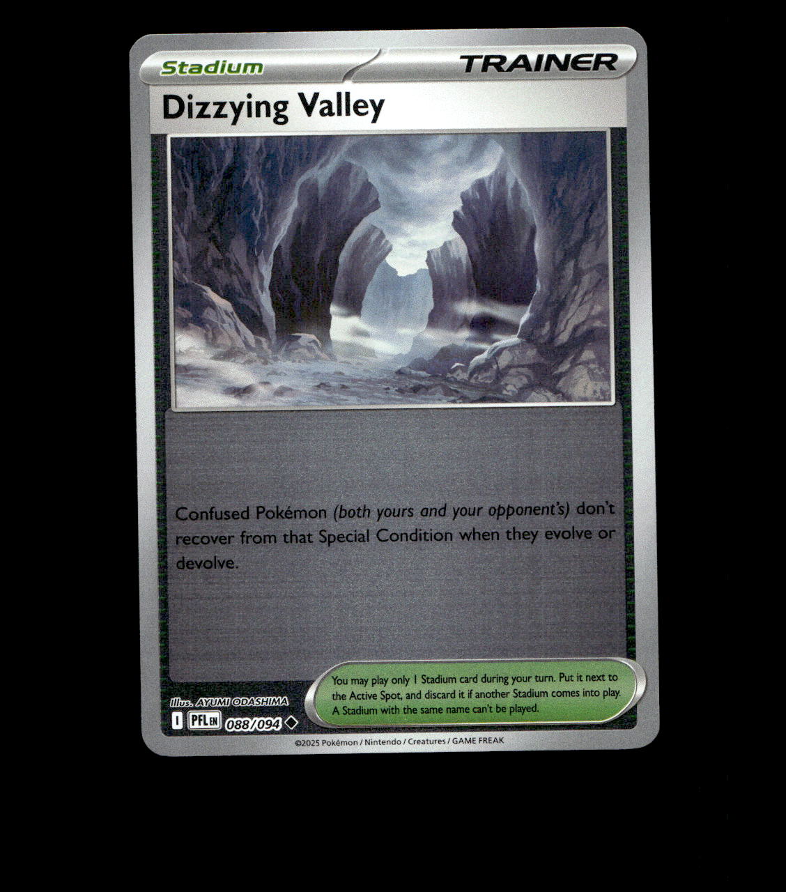 Dizzying Valley – 088/094 – Phantasmal Flames – Reverse Holo Near Mint