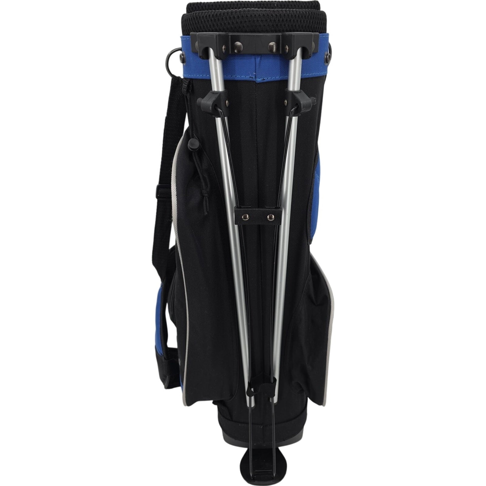 Confidence Junior Four Divider Golf Bag Blue And Black With Stand And Rain Hood