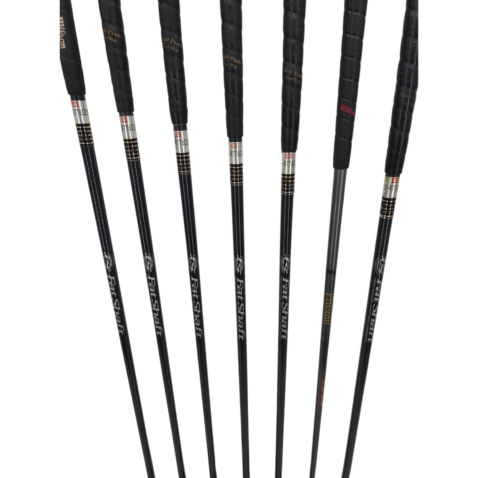 Wilson Staff Fat Shaft FS Golf Club Iron Set 3-9 7 Golf Club Bundle Orig Grip