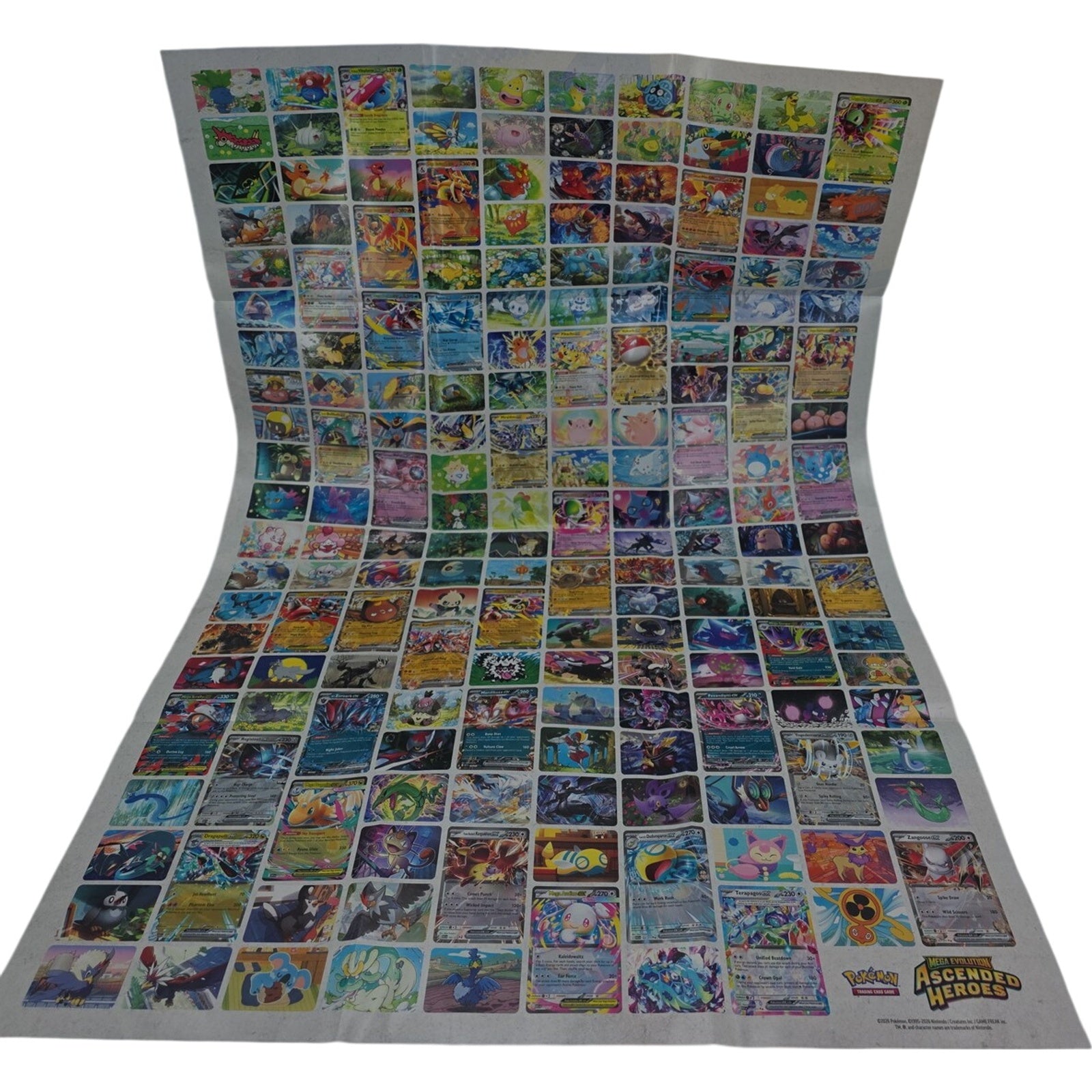 Pokemon Ascended Heroes Mega Lucario Ex Poster Collection 27” X 39”