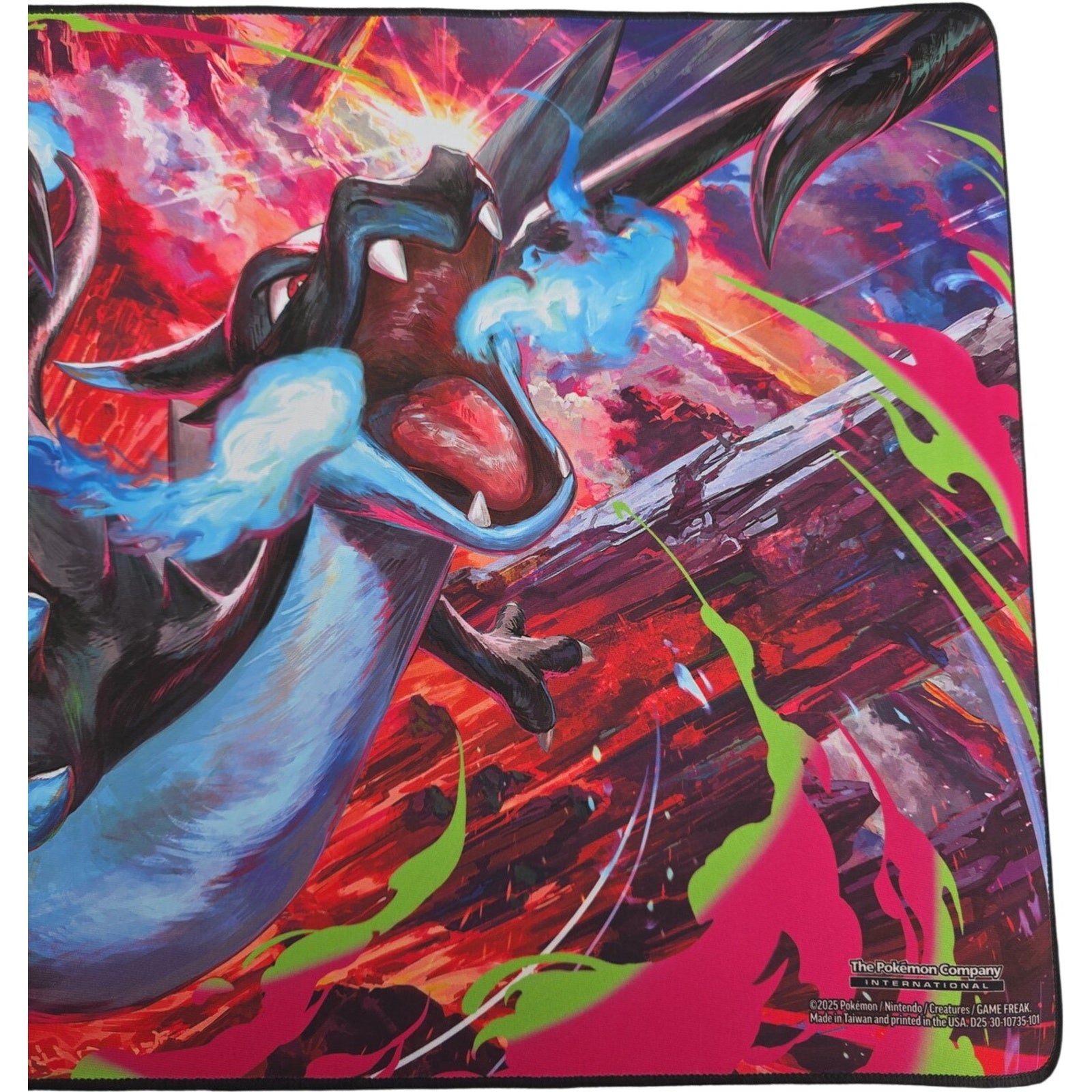 Mega Charizard X Ex UPC Playmat Gaming Pad Mouse Pad Pokemon TCG Exclusive