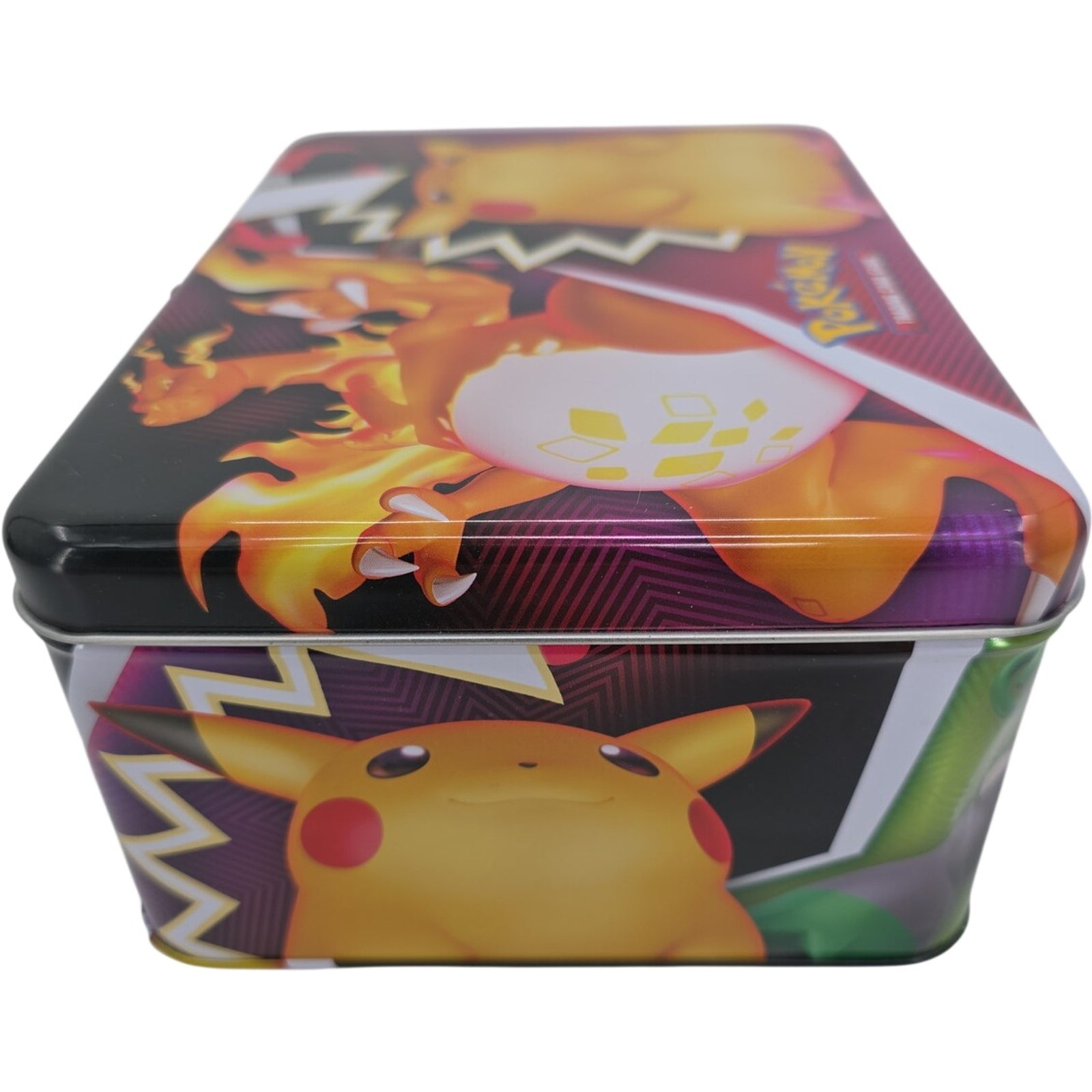 Pokémon Trading Card Game Collector Chest Tin Pikachu Charizard Lunch Box