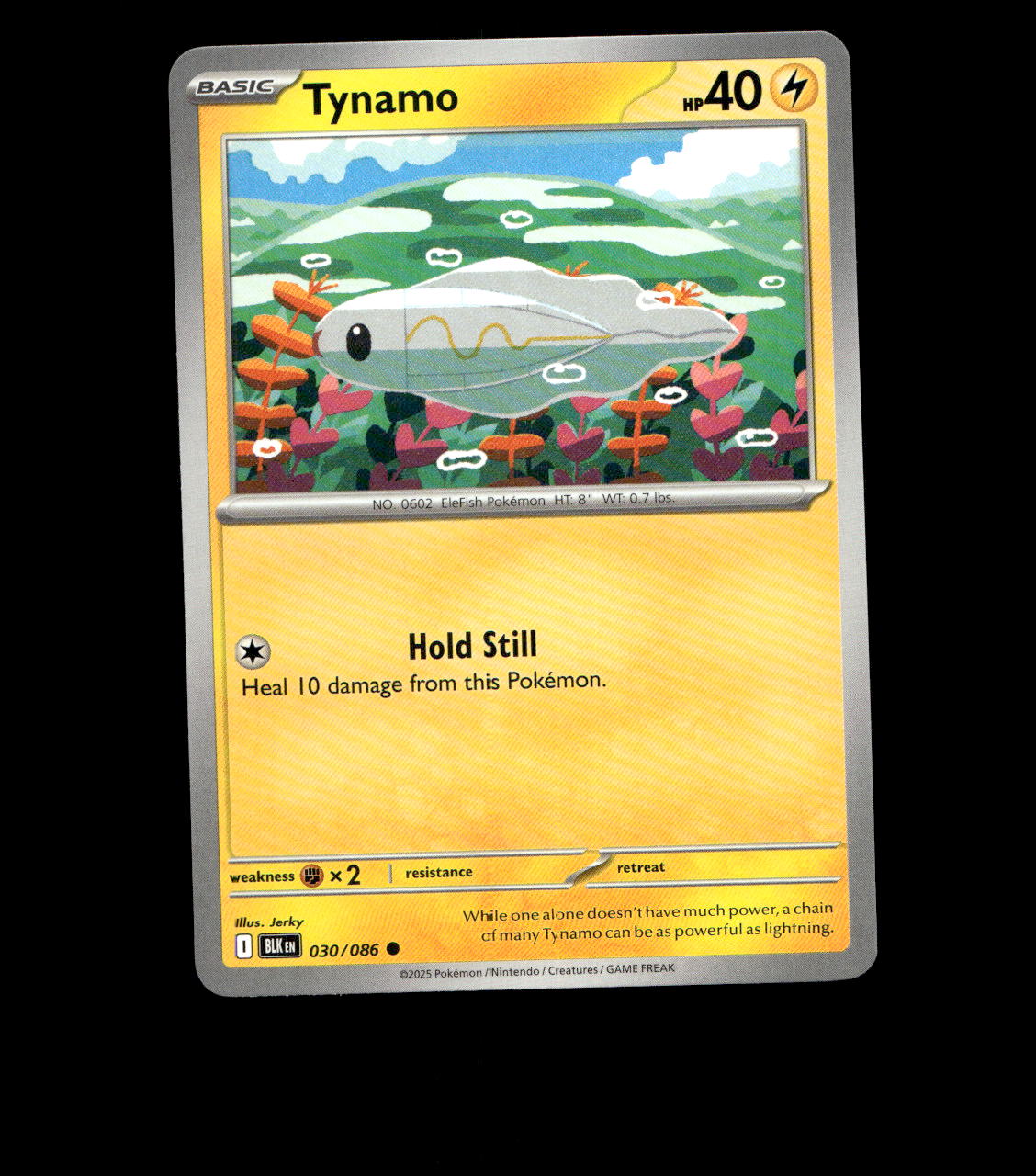 Tynamo - 030/086 - Black Bolt - Near Mint Non Holo