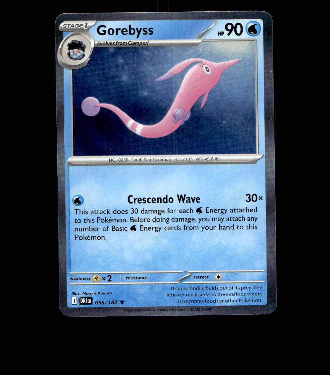 Gorebyss – 056/182 – Destined Rivals – Holo – Near Mint