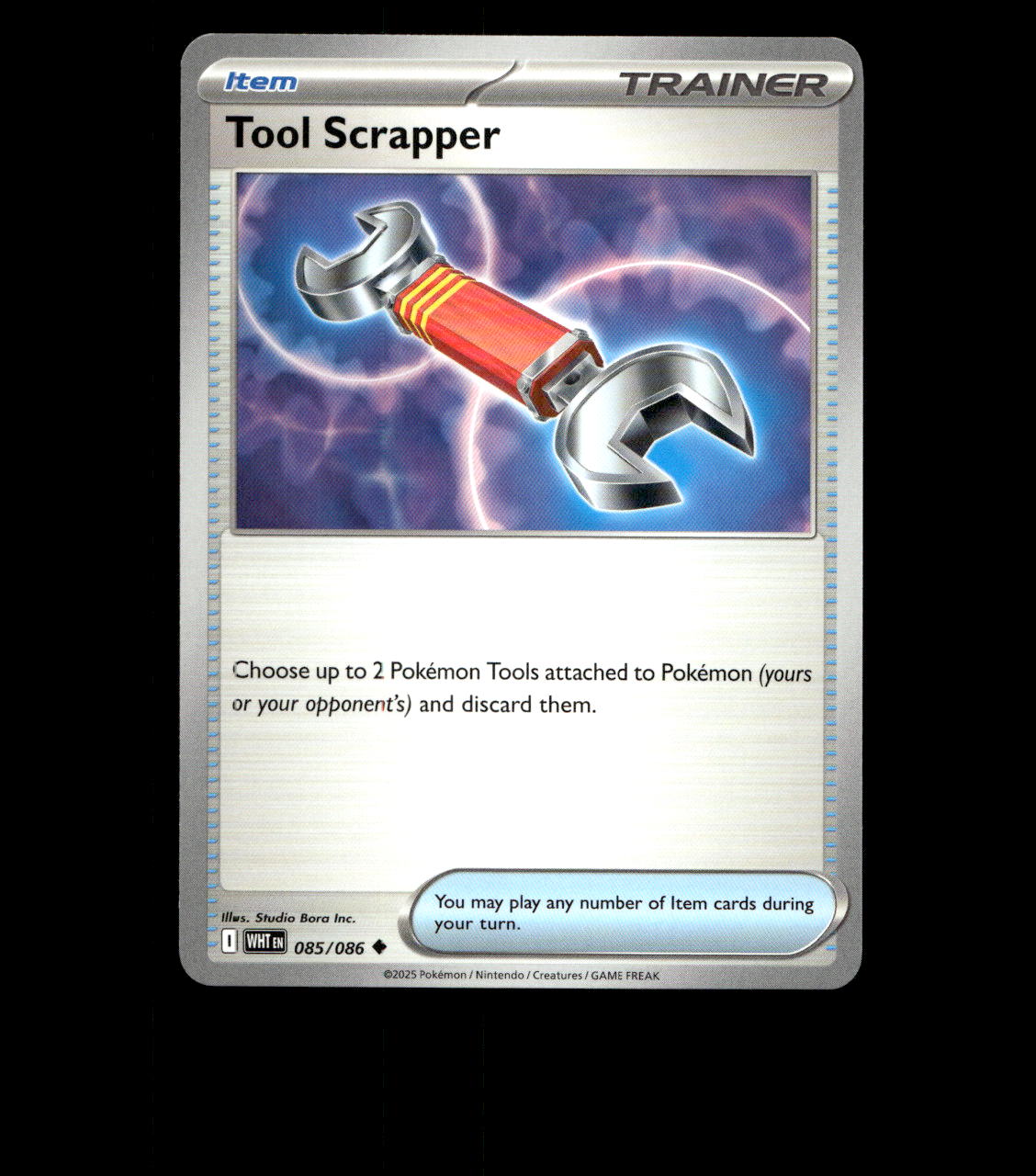 Tool Scrapper - 085/086 - White Flare - Near Mint Pokemon Card TCG