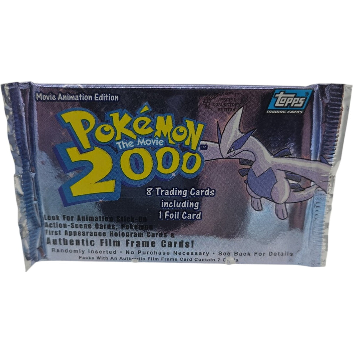Pokemon TCG Topps Pokemon The Movie 2000 1x Booster Pack