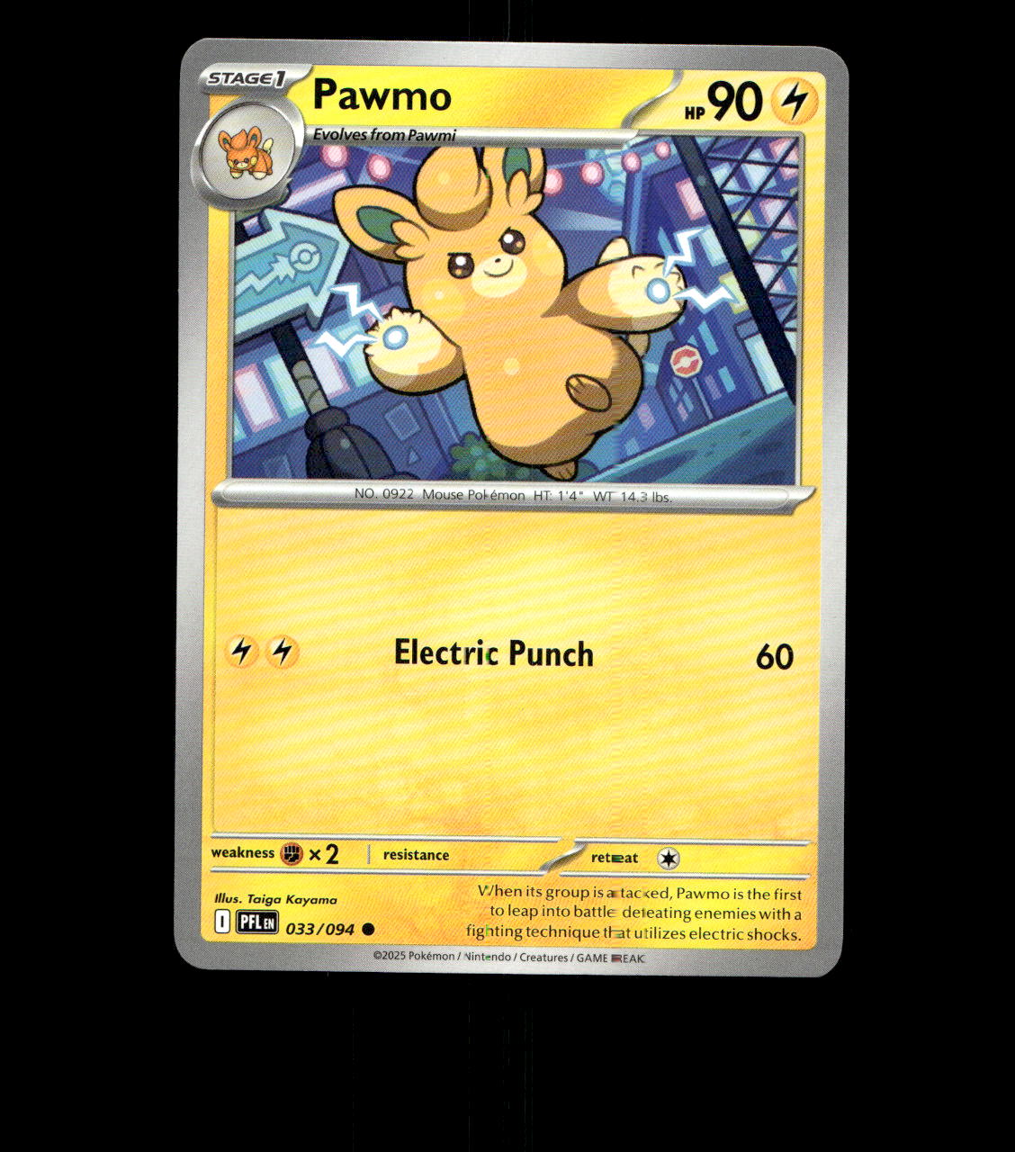 Pawmo – 033/094 – Phantasmal Flames – Near Mint