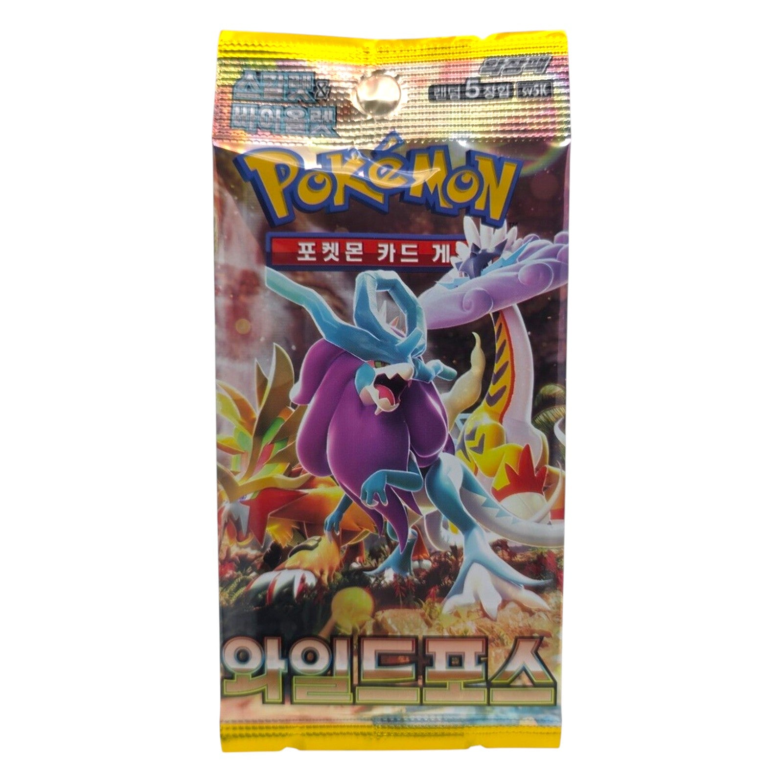 Pokemon TCG Korean Wild Force 1x Booster Pack