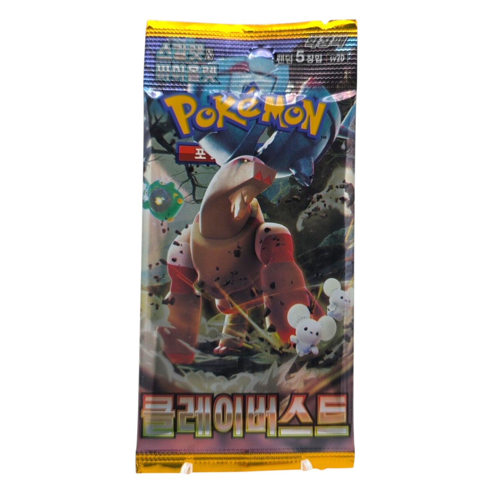 Pokemon TCG Korean Clay Burst 1x Booster Pack