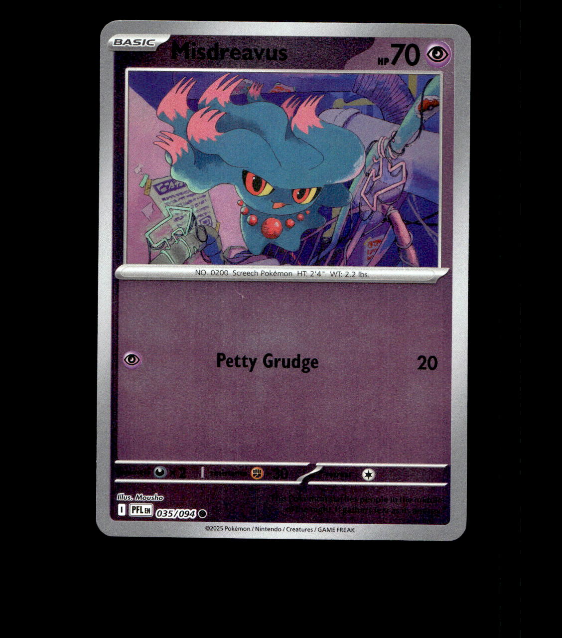 Misdreavus – 035/094 – Phantasmal Flames – Reverse Holo Near Mint