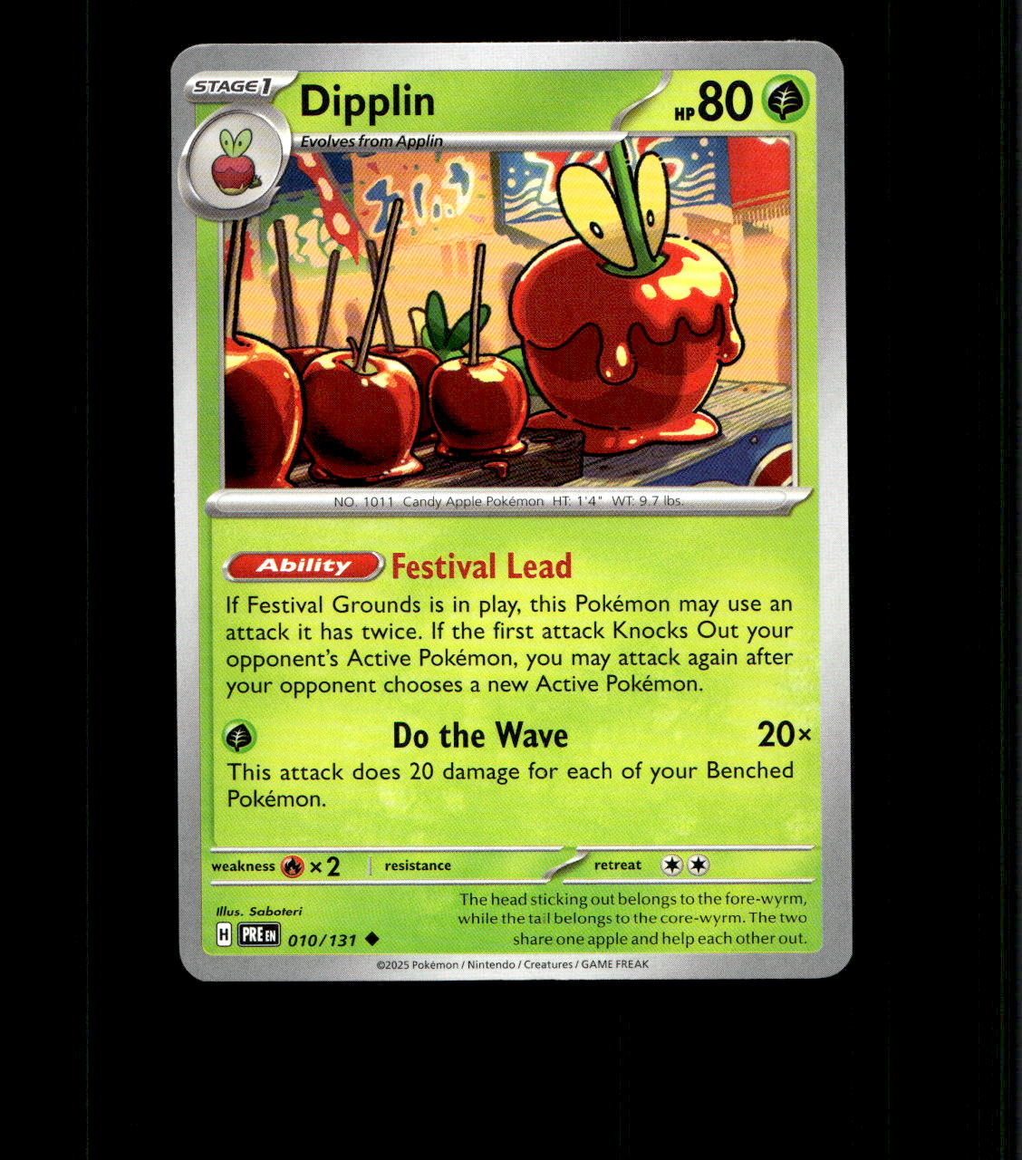 Dipplin - 010/131 - Prismatic Evolutions - Near Mint