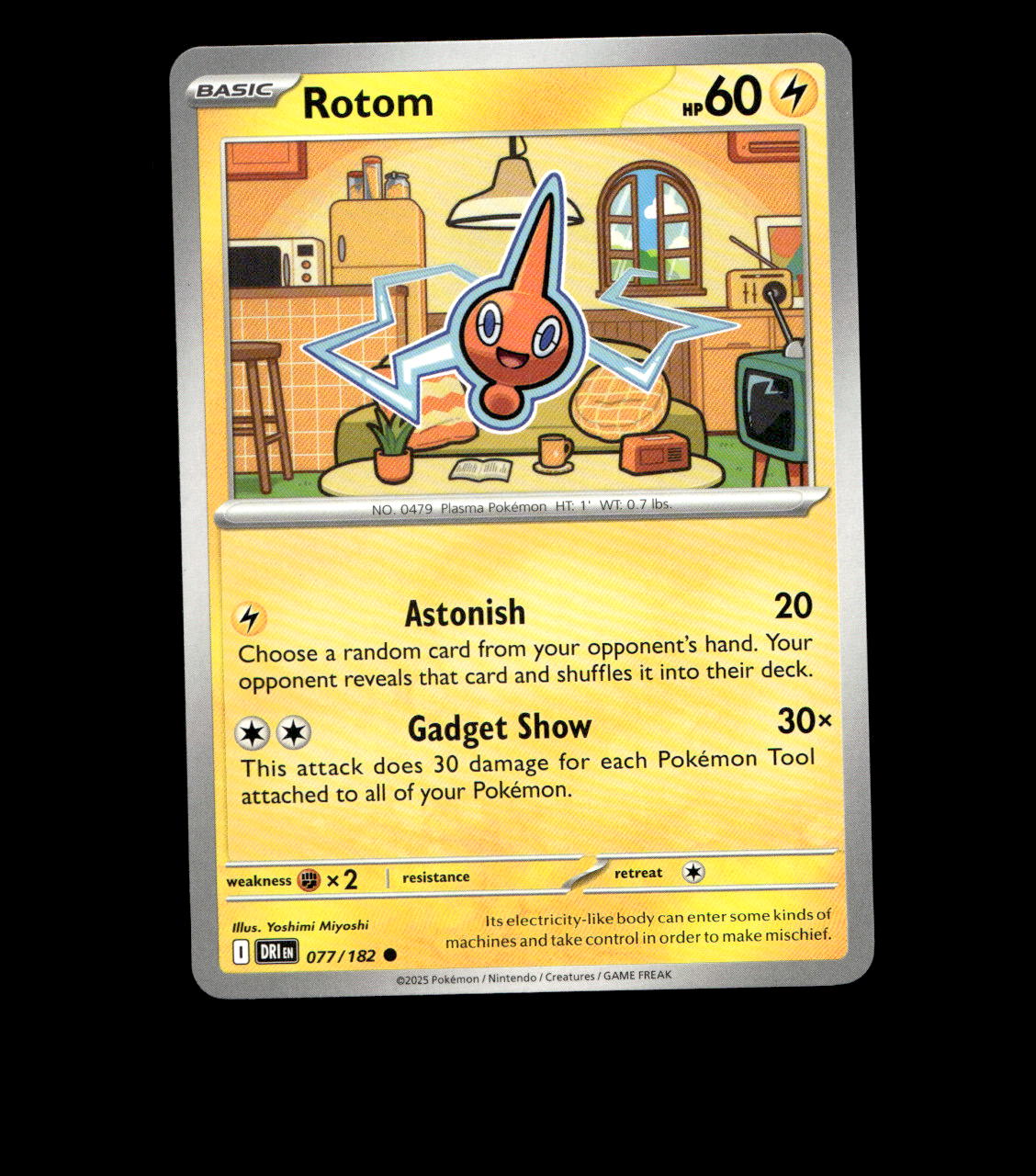 Rotom - 077/182 - Destined Rivals - Near Mint Non Holo