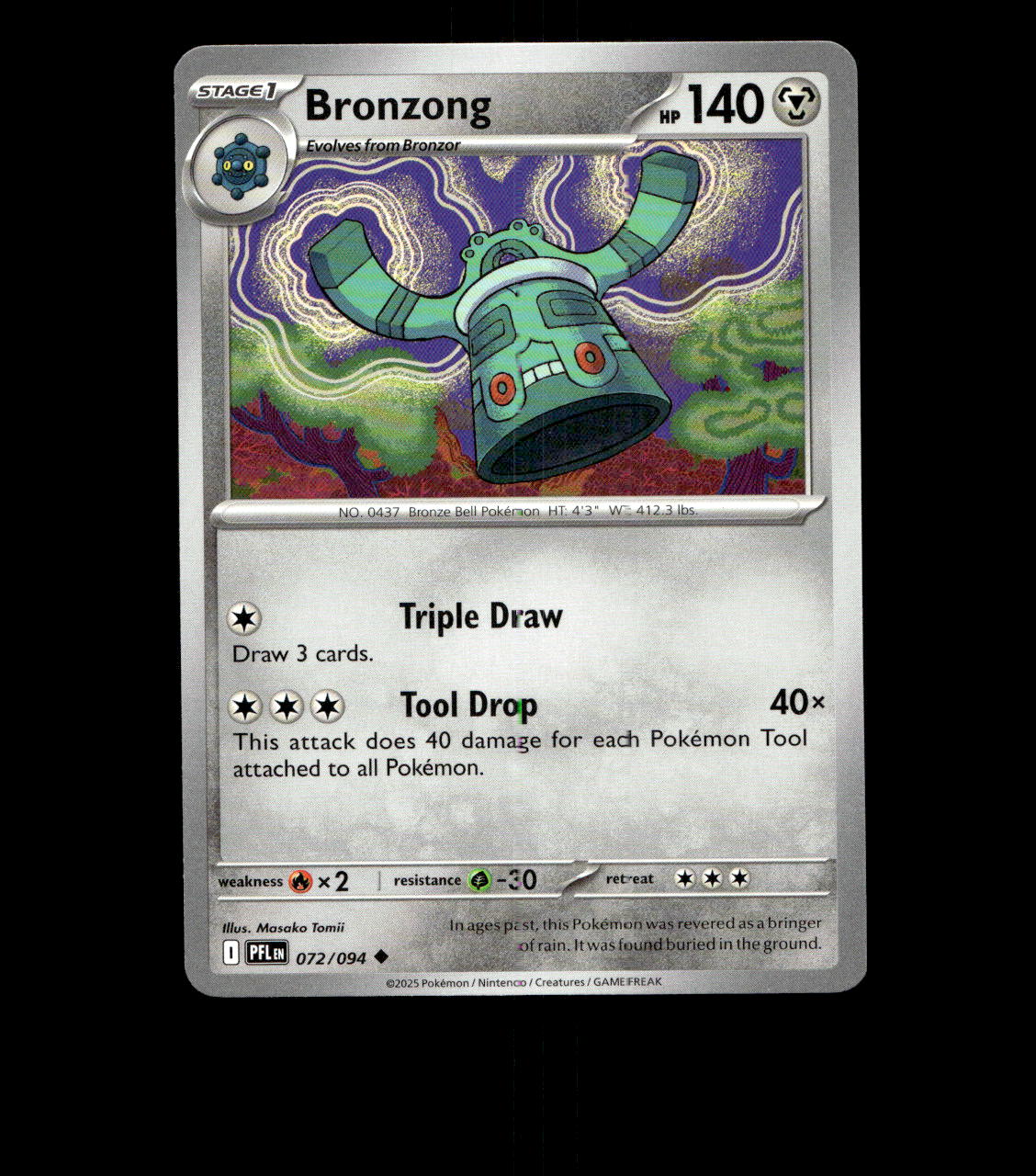 Bronzong - 072/094 - Phantasmal Flames - Near Mint