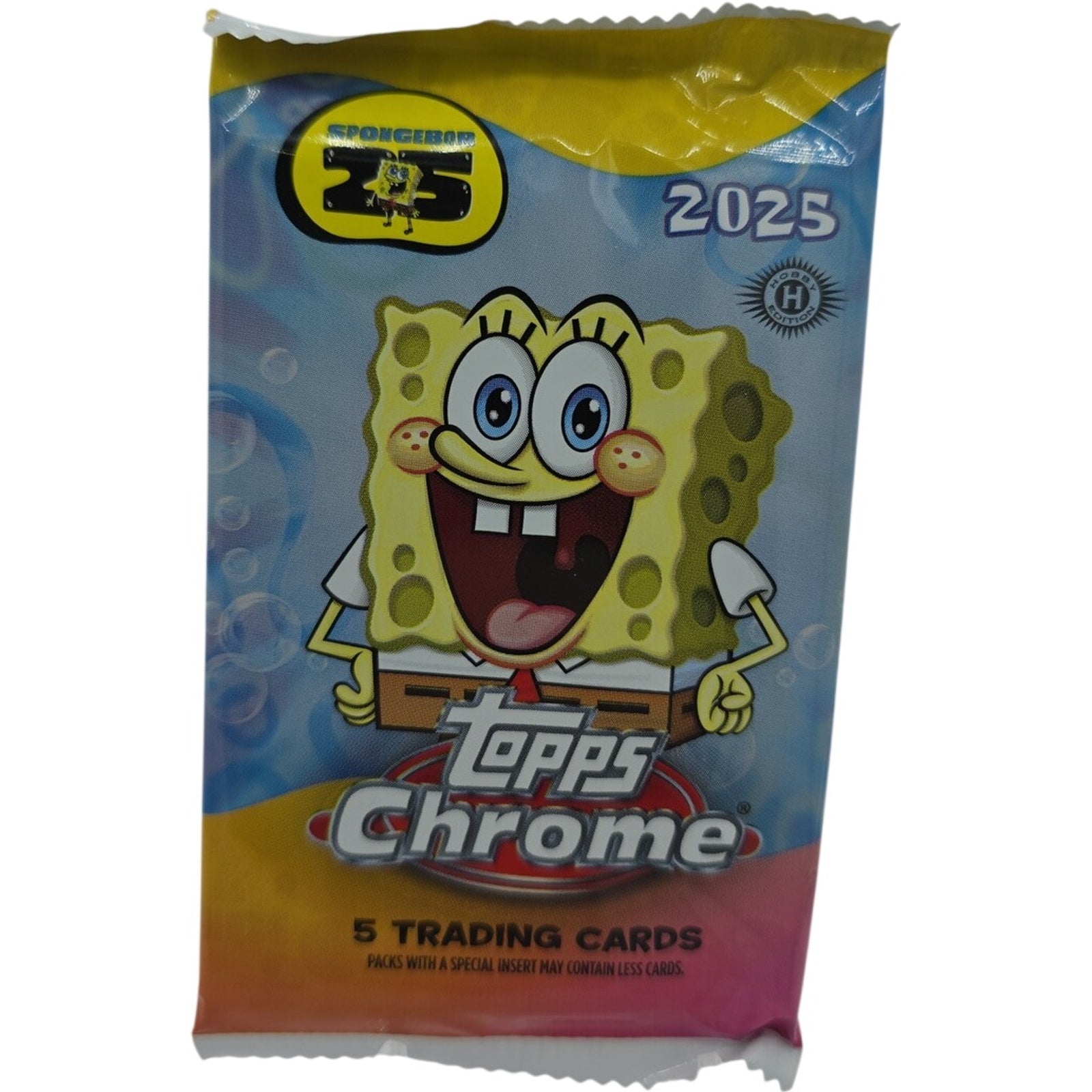 Topps Chrome SpongeBob (From Hobby Box) x1  Booster Pack