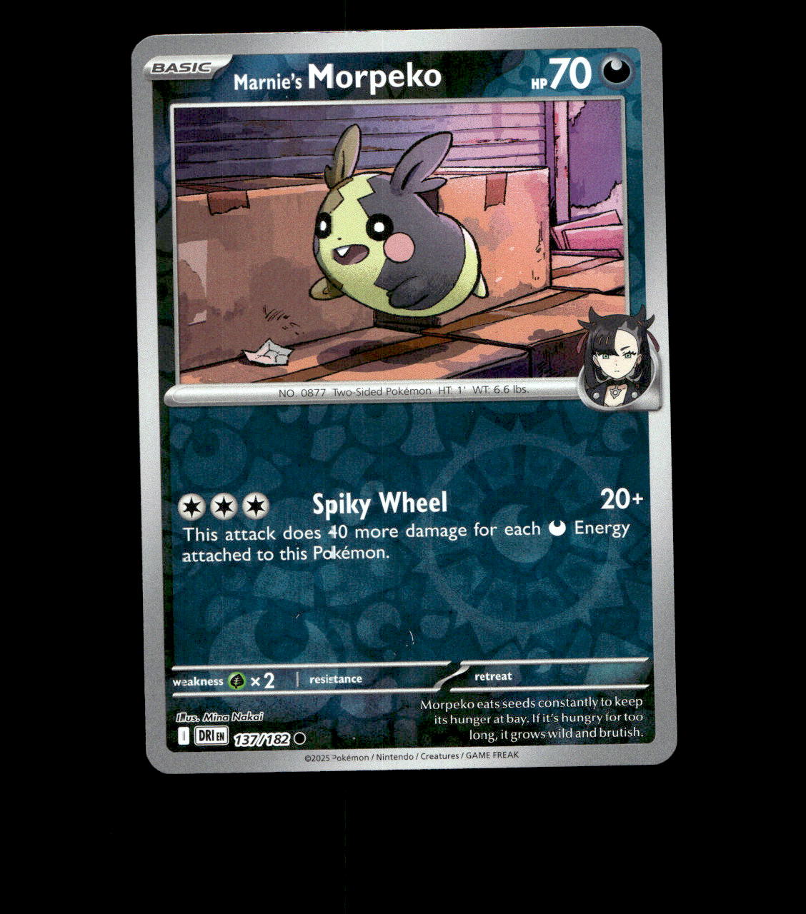 Marnie’s Morpeko – 137/182 – Destined Rivals – Near Mint Reverse Holo
