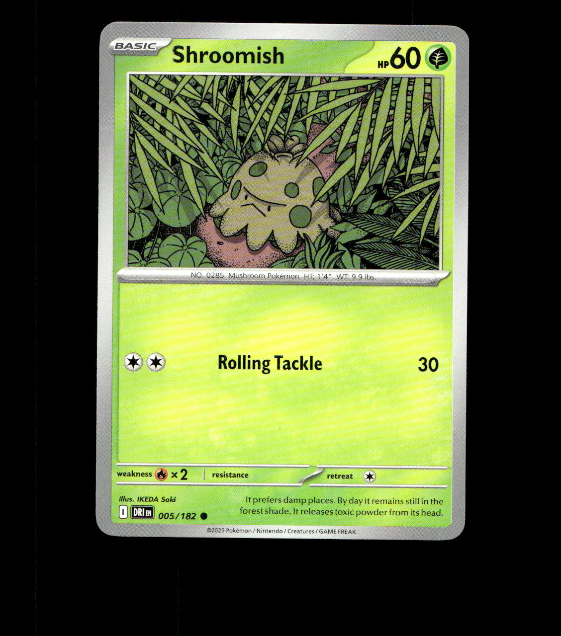 Shroomish – 005/182 – Destined Rivals – Near Mint