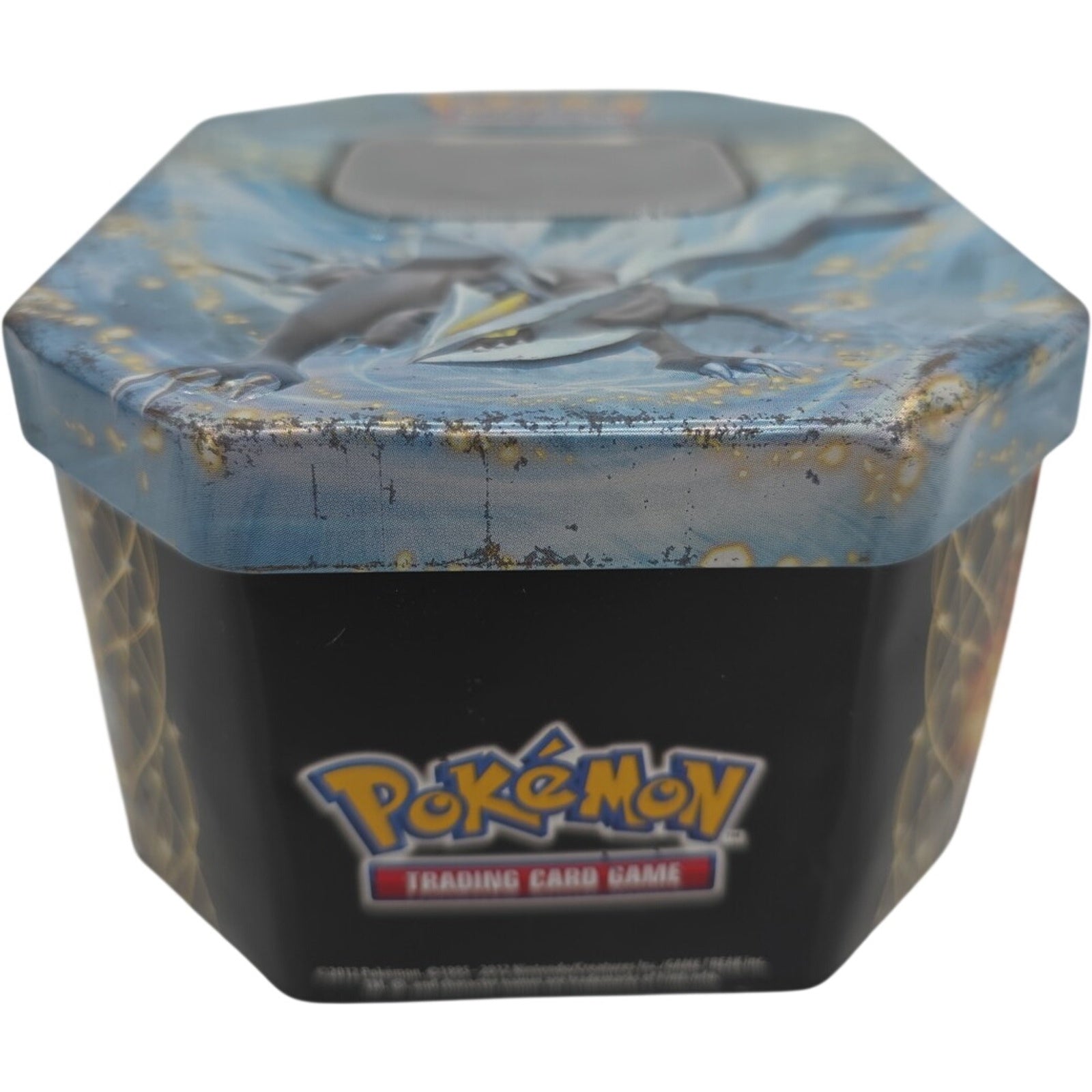 Pokémon TCG EX Kyurem EMPTY Tin Metal Case 2012 Black White Series No Cards