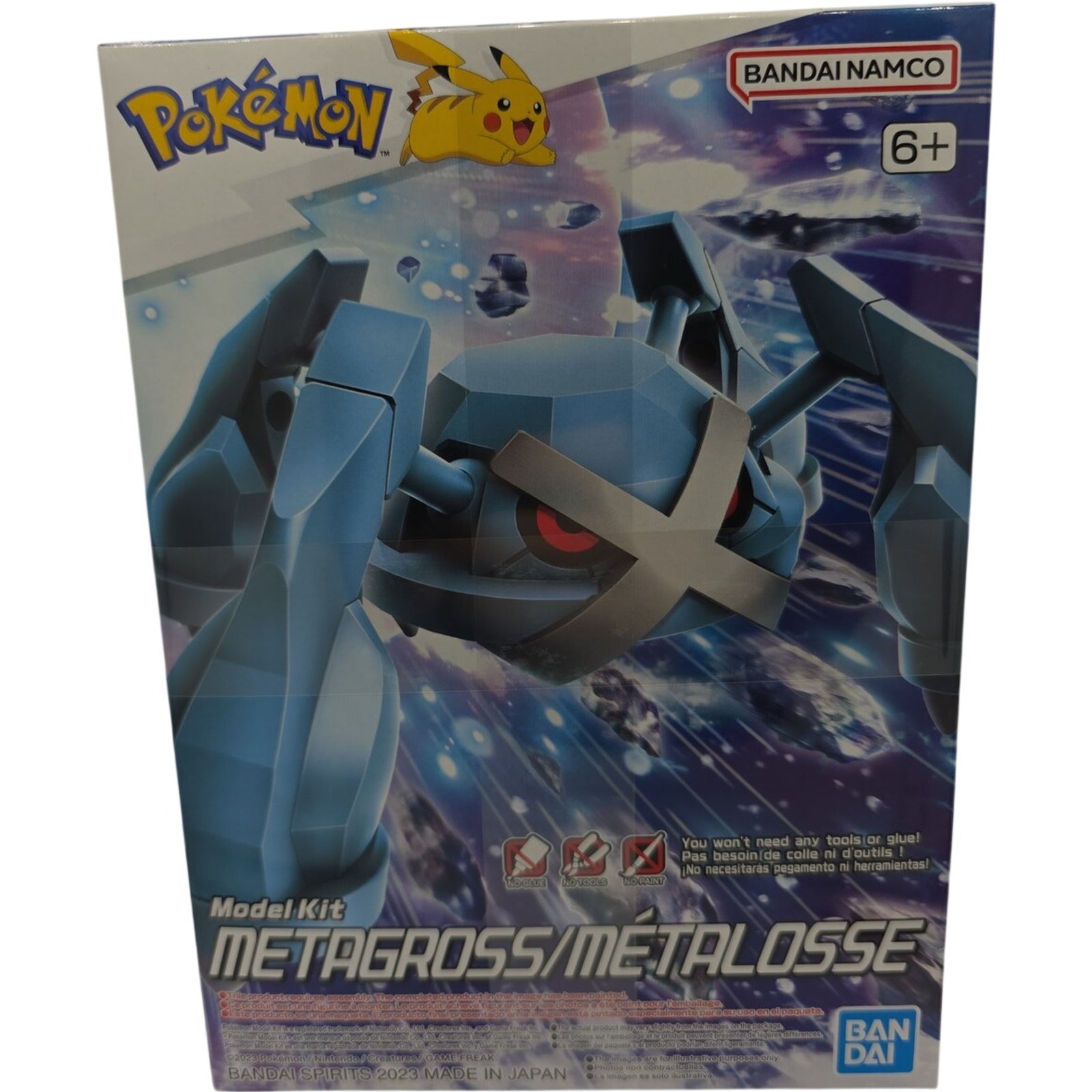 Pokemon Metagross Bandai Hobby Model Kit Snap Together Figure