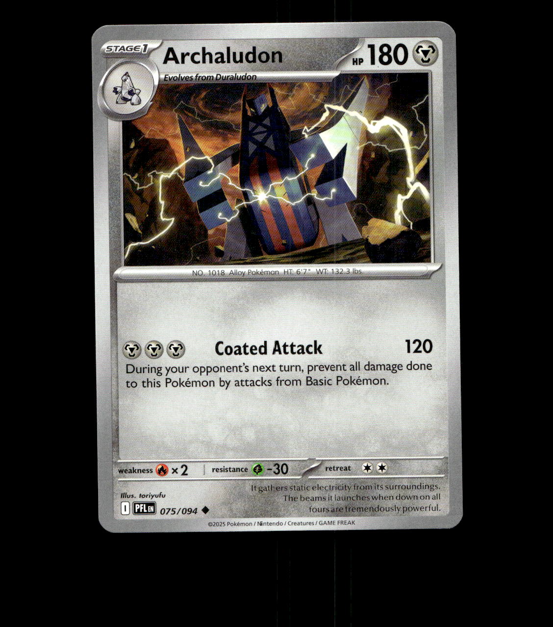 Archaludon – 075/094 – Phantasmal Flames – Near Mint