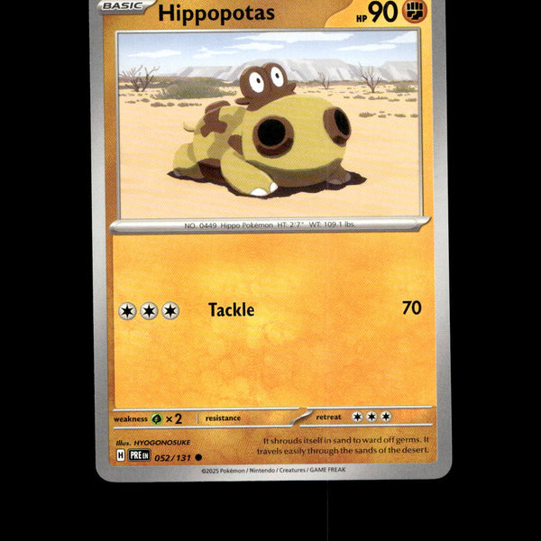 hippopotas pokemon card value Trading Game Prismatic Evolutions Common #52 Pack Options::Typhlosion (Unsearched) These Chaos Rising Card FRONTPAGE Gx2 / None /