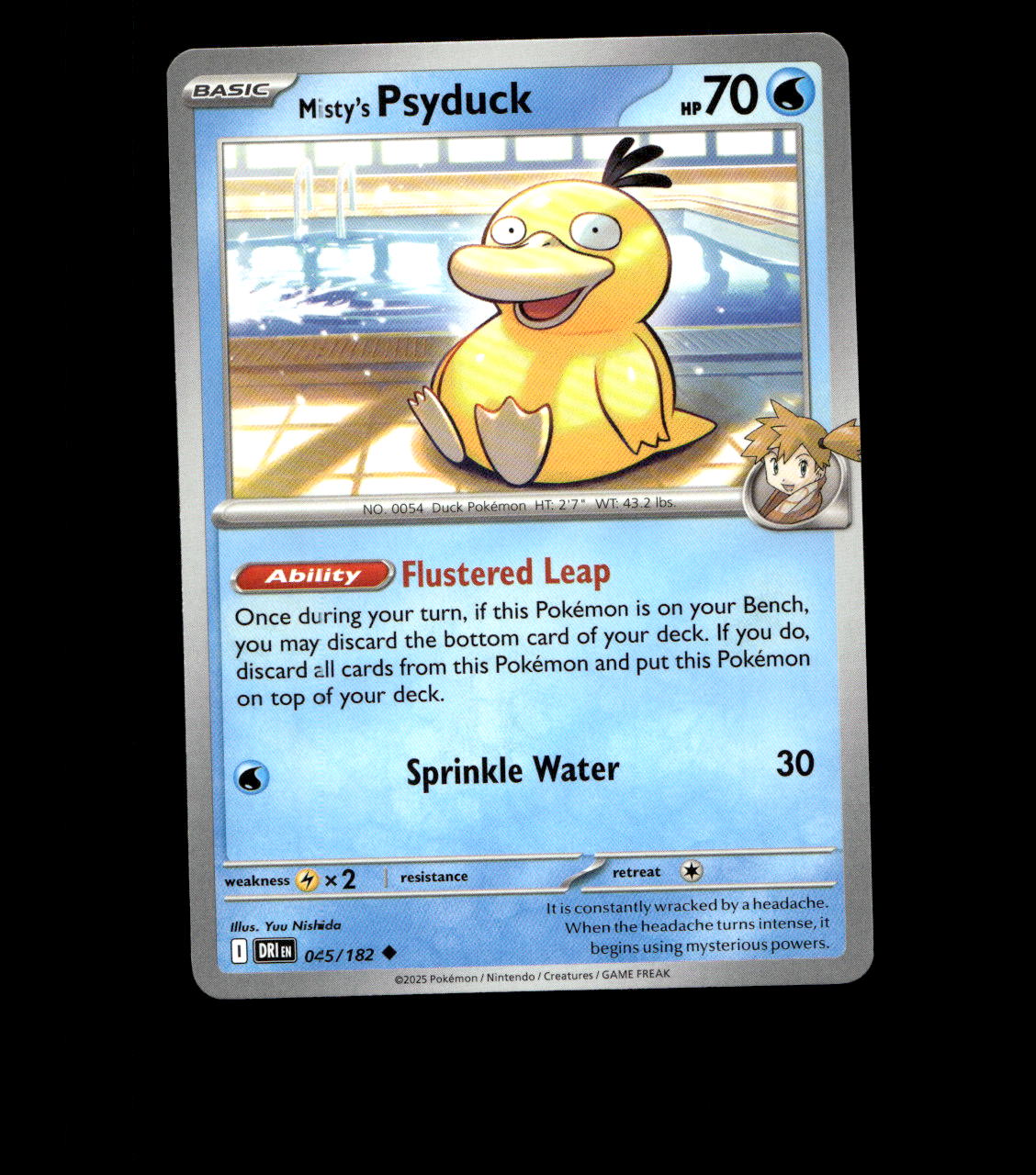 Misty’s Psyduck - 045/182 - Destined Rivals - Near Mint Non Holo