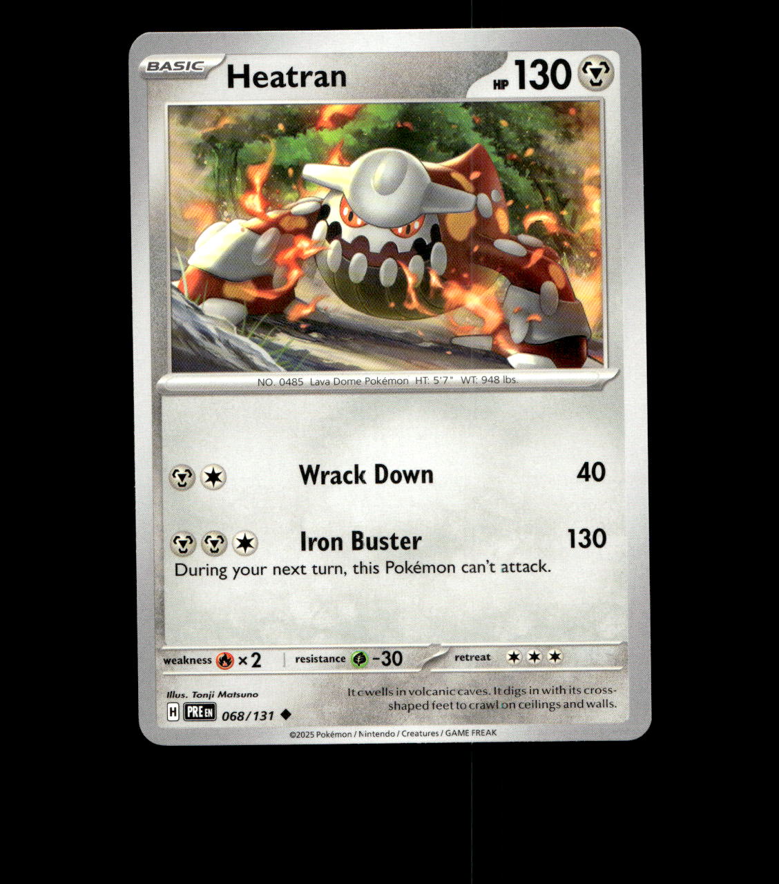 Heatran - 068/131 - Prismatic Evolutions - Near Mint