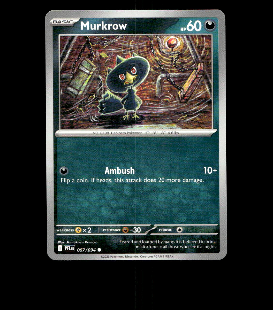 Murkrow - 057/094 - Phantasmal Flames - Near Mint