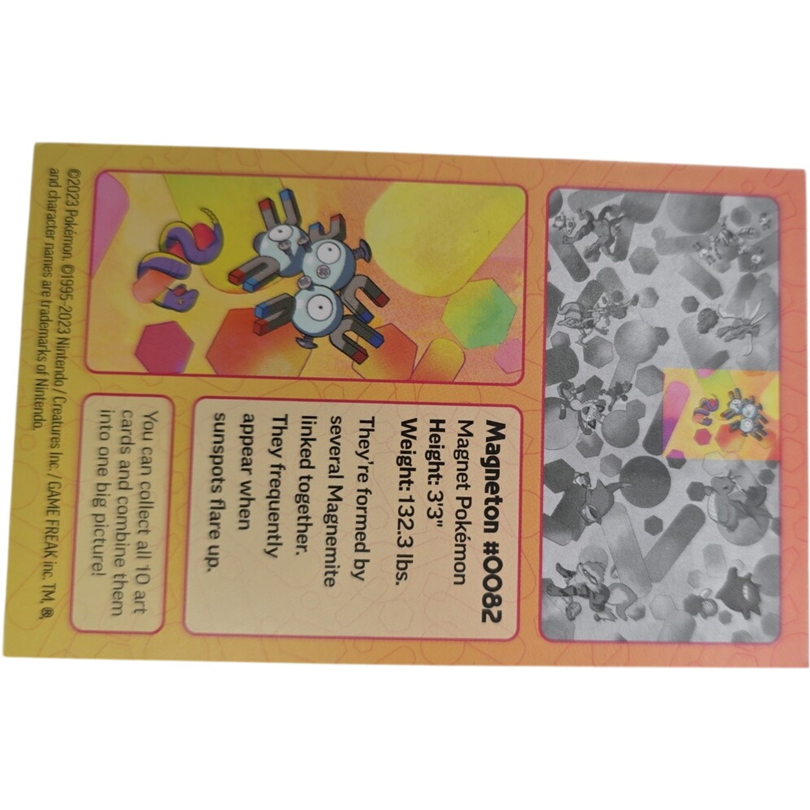 Pokemon TCG 151 Mini Art Card Set of 10 Magneton Gengar Arcanine + More