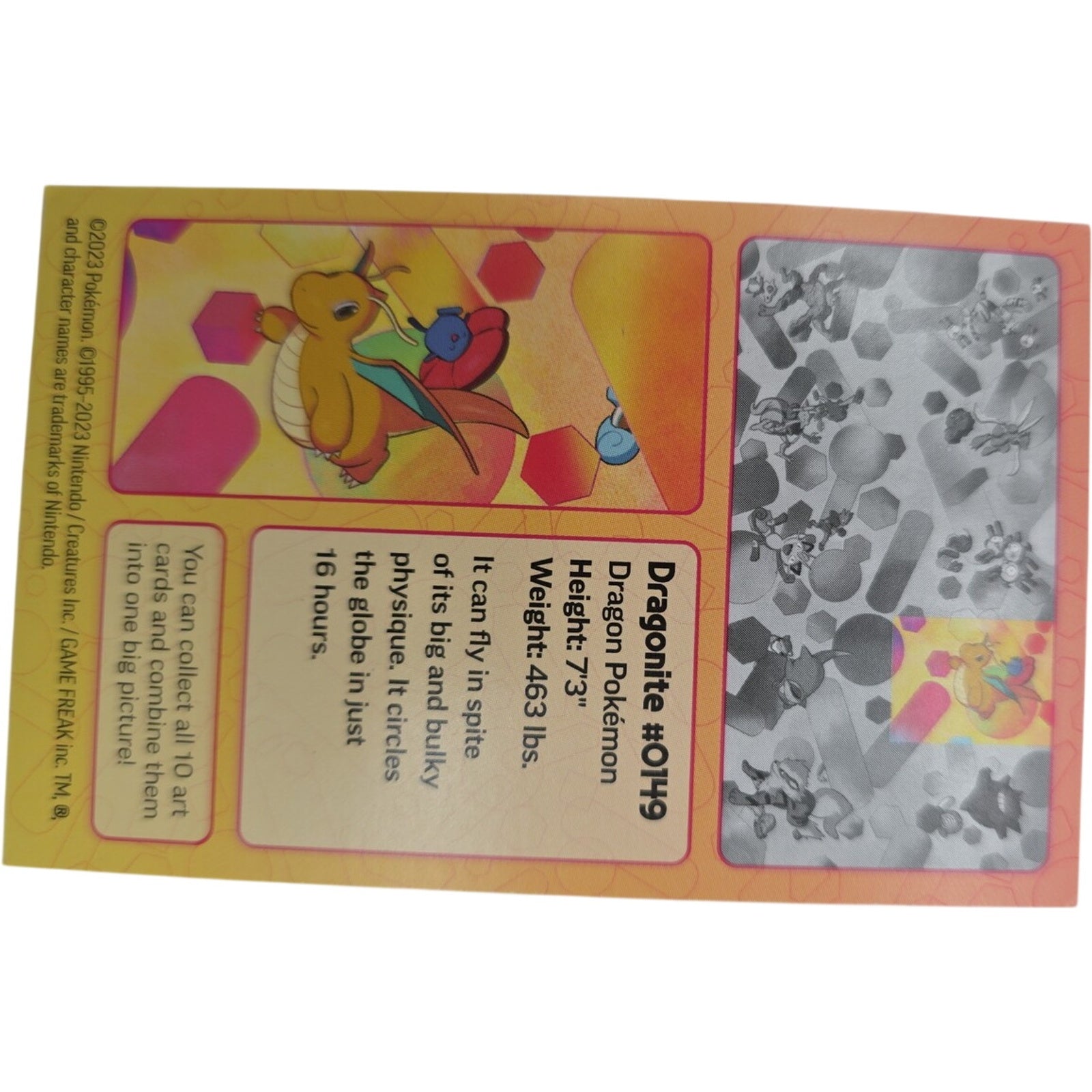 Pokemon TCG 151 Mini Art Card Set of 10 Magneton Gengar Arcanine + More