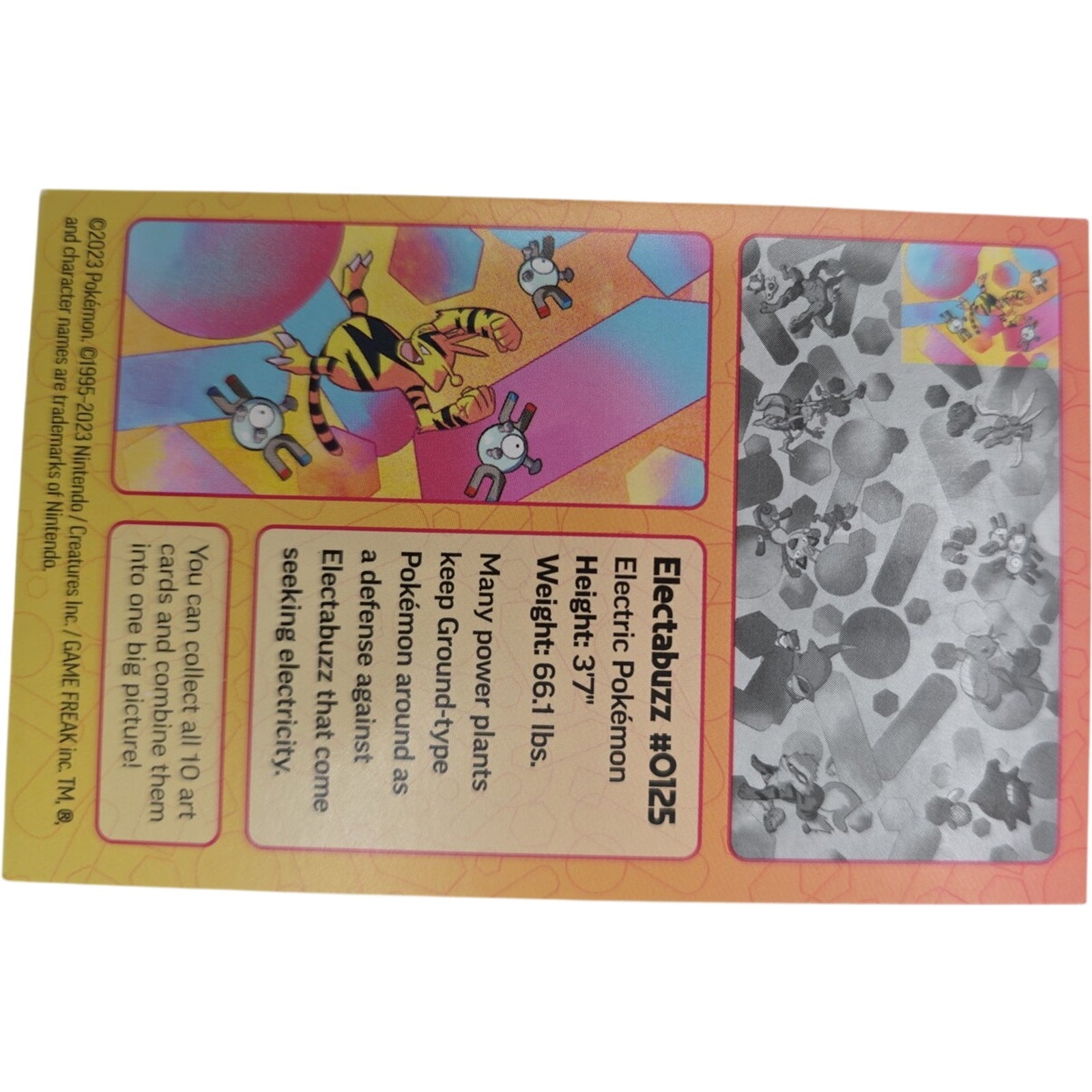 Pokemon TCG 151 Mini Art Card Set of 10 Magneton Gengar Arcanine + More