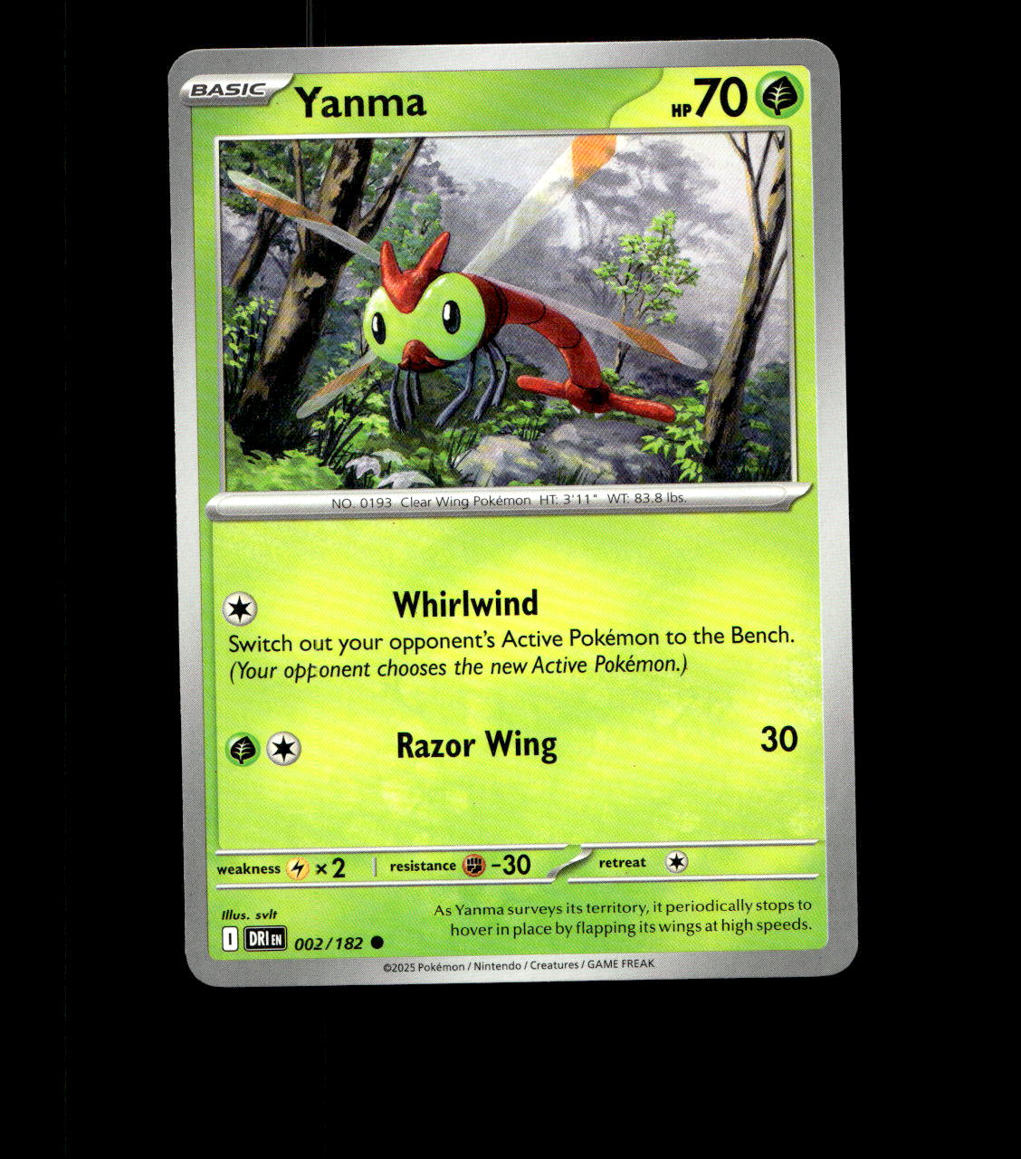 Yanma – 002/182 – Destined Rivals – Near Mint