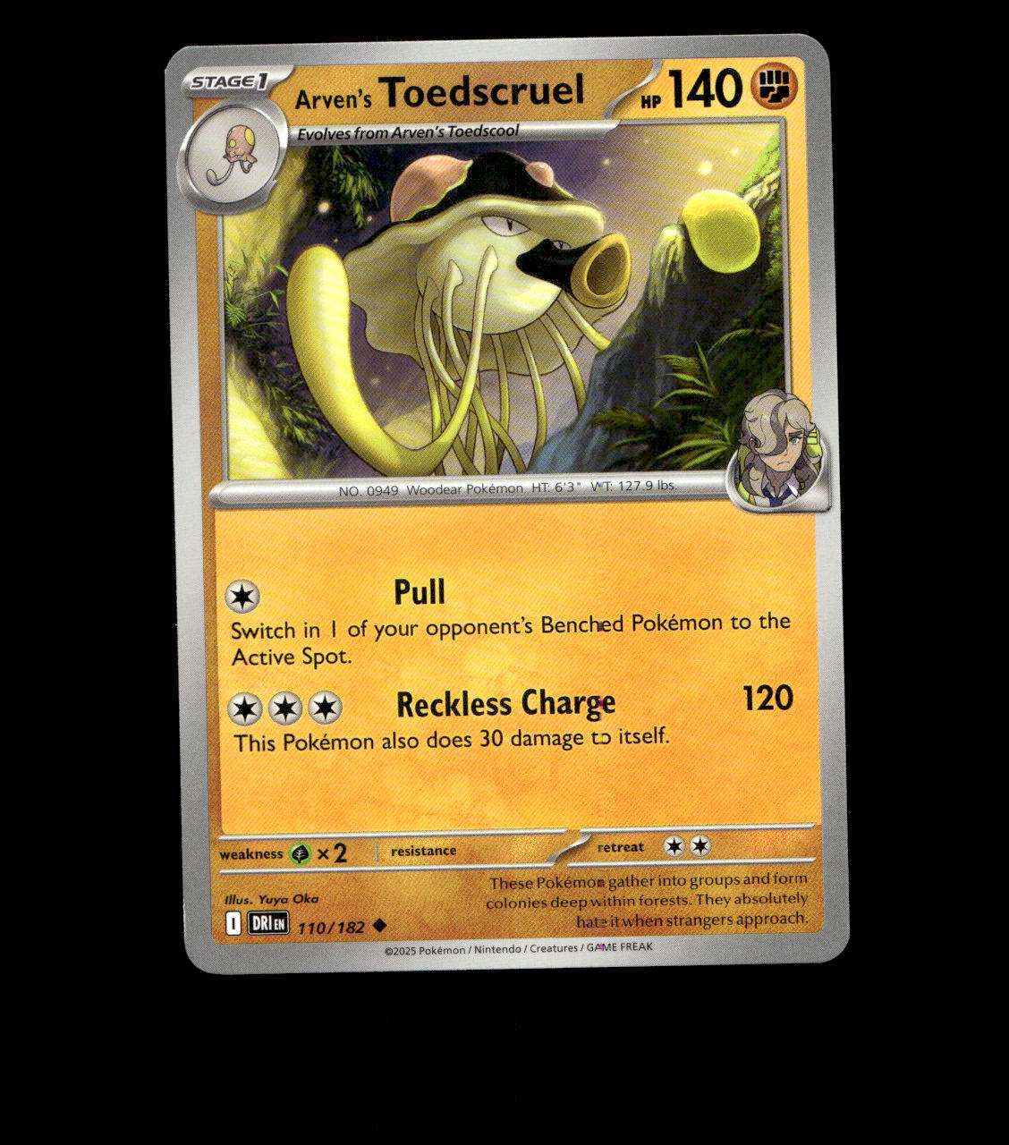 Arven’s Toedscruel – 110/182 – Destined Rivals – Near Mint