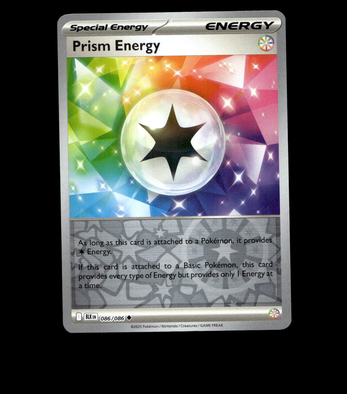 Prism Energy - 086/086 - Black Bolt - Reverse Holo Near Mint
