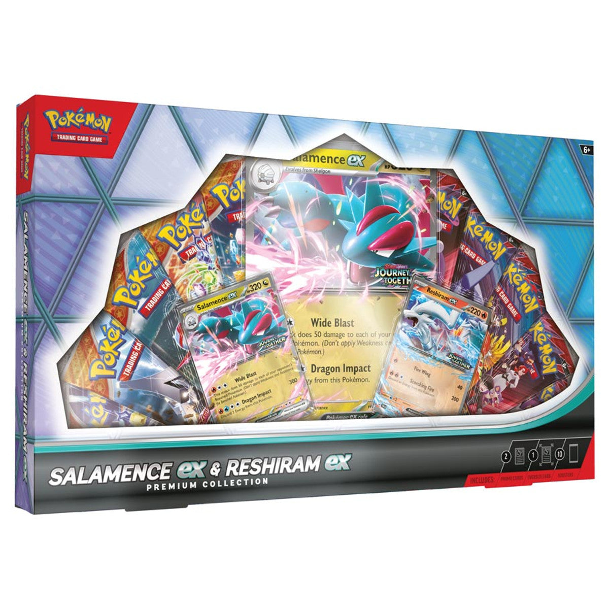 Pokemon TCG Salamence ex & Reshiram ex Premium Collection